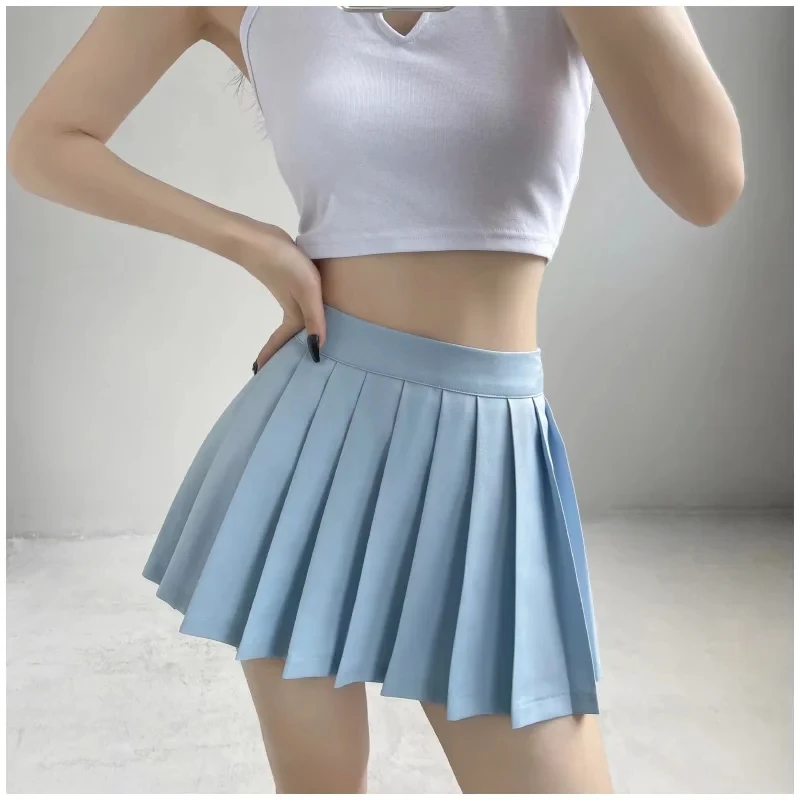 

Summer High Waist Skirts for Women Fashion Sexy Mini Skirts Vintage Pleated Skirt Korean Tennis Skirts Short White Black 2023