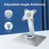 Aluminum Alloy Stand for Protable Monitor Table Bracket Adjustable 360 Rotation M4 Screw Bases Strong Load Capacity Super Stable 4