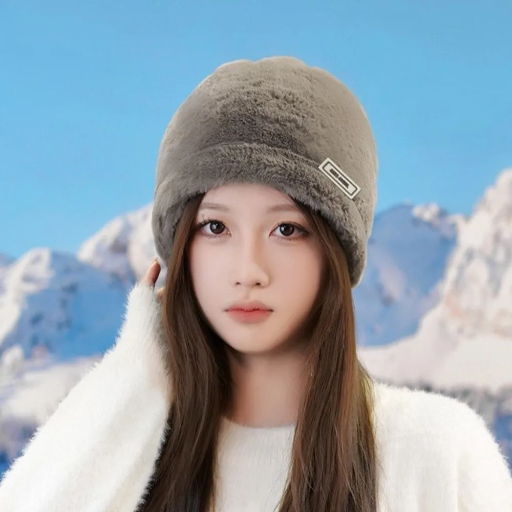 New Adjustable Warm Scarf Coral Fleece Coldproof Neck Cover Windproof Solid Color Neckerchief for Outdoor Cycling Skiing