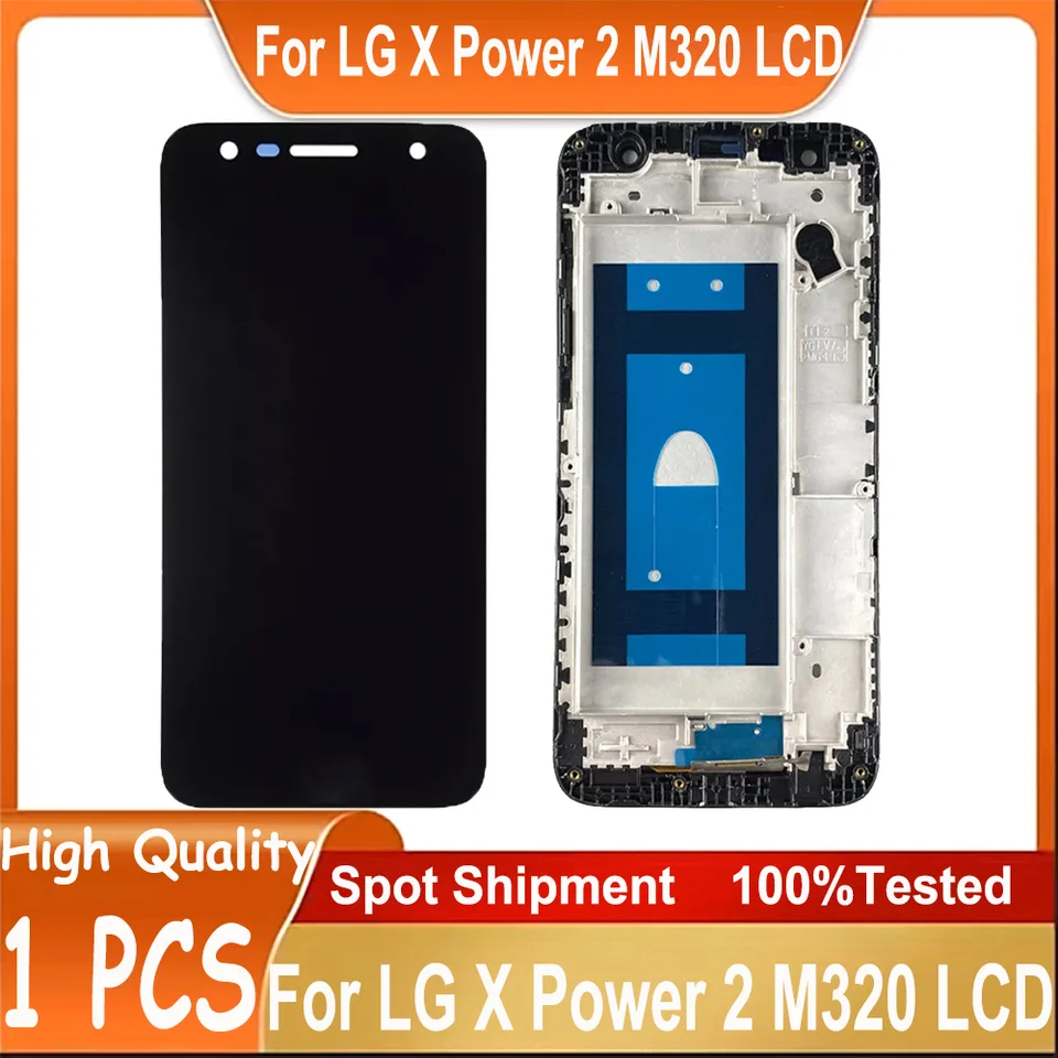 Pantalla Táctil Y LCD Original LG Para X Power, X Charge, SP320, X500, L63BL, M322, Ensamblaje Completo Listo