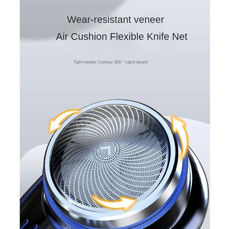 Description Picture 6 of itemElectric Shaver USB Rechargeable Digital Display Men Travel Portable Detachable Shaver Beard Hair Trimmer