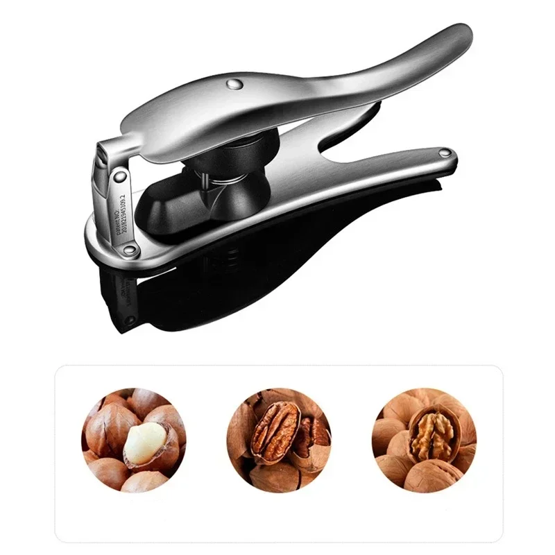 

Chestnut Opener Stainless Steel Press Nut Cracker Multifunctional Pecans Walnut Pliers Chestnut Clip Kitchen Tools