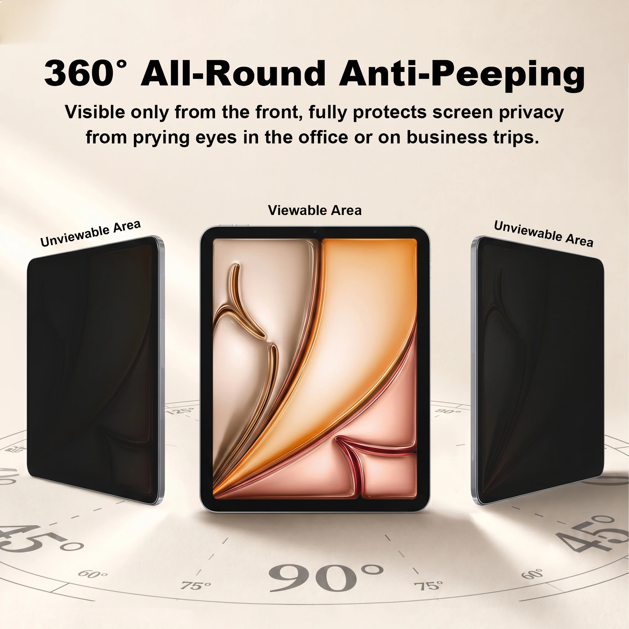 360° Privacy Matte Film Paper Screen Protector