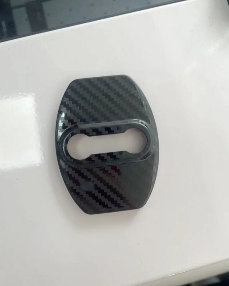 Car Door Lock Cover 4pcs Stainless Steel Interior Accessories for Toyota Land Cruiser Prado Hyundai Opel Astra VAUXHALL car door lock cover