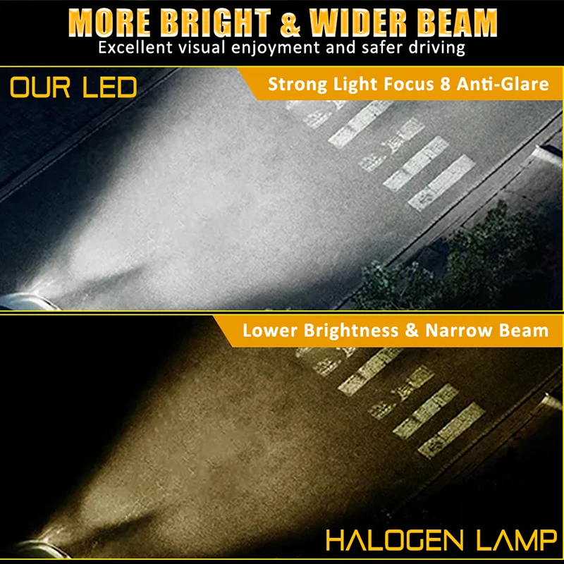 D3S D1S LED 자동차 헤드라이트, HID D5S D8S D1R D3R D5R D8R 터보 LED, 양면 5570 CSP 칩, 6000K 자동 램프, 플러그 앤 플레이, 300W 30000LM