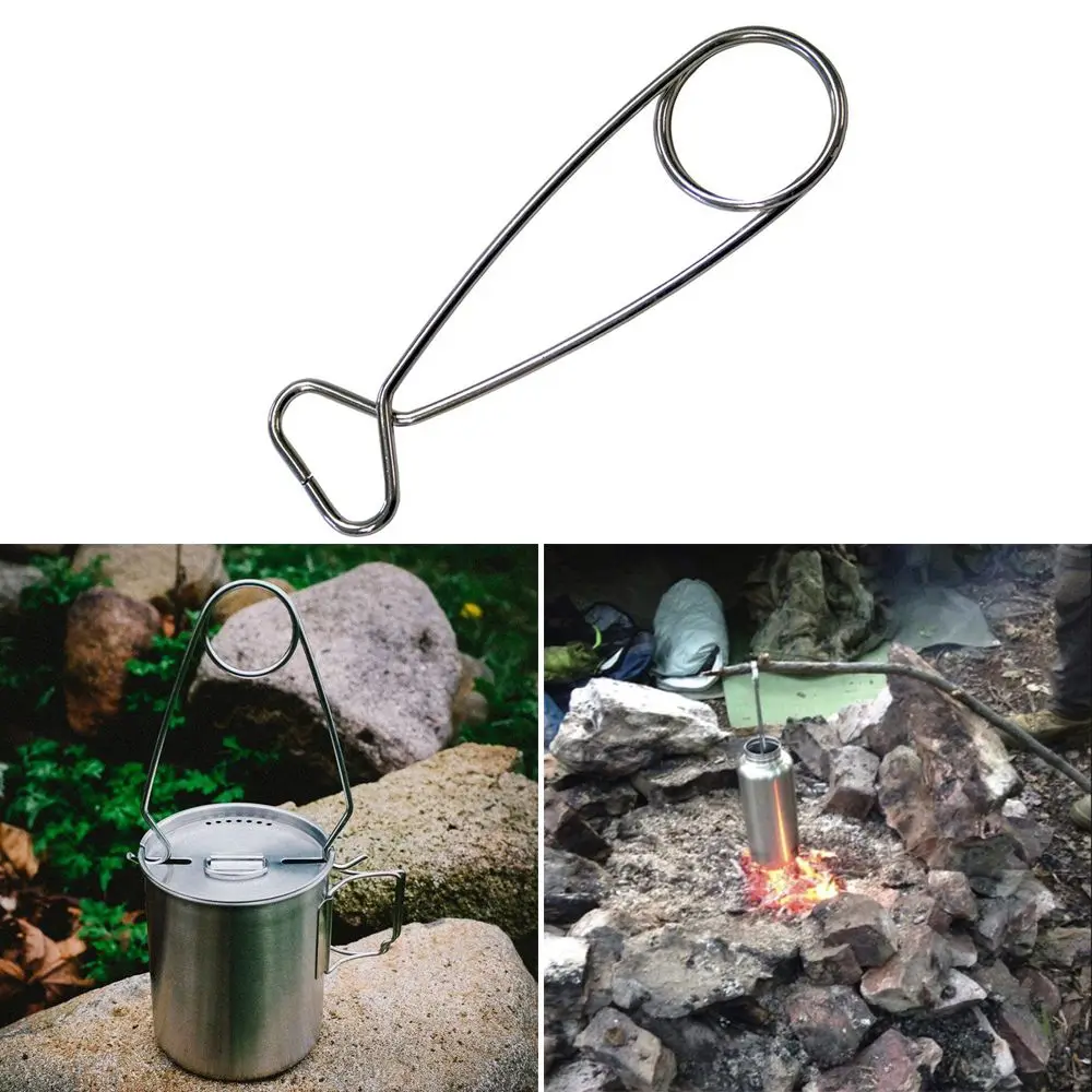 

Spring Steel Outdoor Mouth Spreader Hiking Camping Hanging Tool Fishing Tackle Opener Pot Bottle Hanger