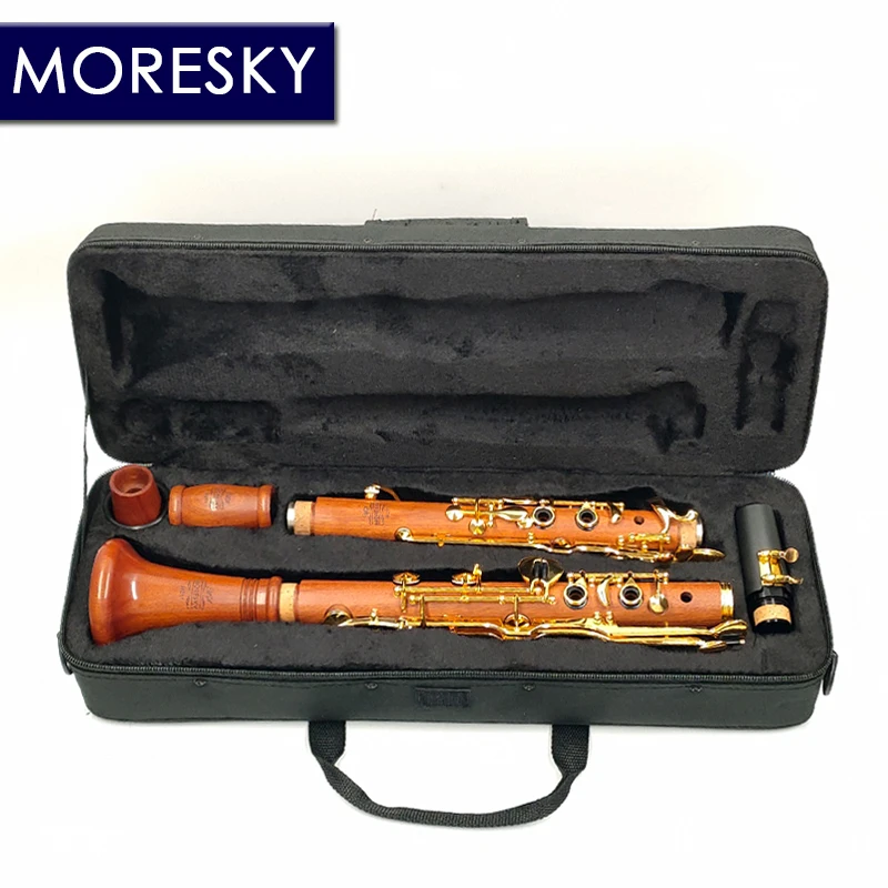 Oehler System clarinet G Redwood clarinet Gold plated keys MORESKY M211