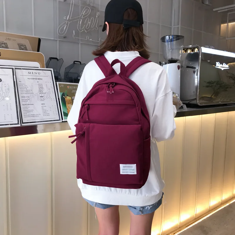 

New Outdoor Casual Backpack Female College Style Schoolbag Korean Fashion Student Backpack Large Capacity Factory Direct Sales