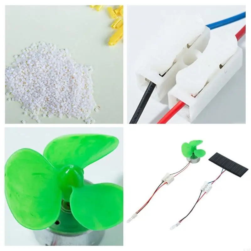 아이들이 태양풍 풍력 모델 K1KF로 물리학과 재생 에너지를 배울 수 있는 DIY 교육 과학 실험 세트