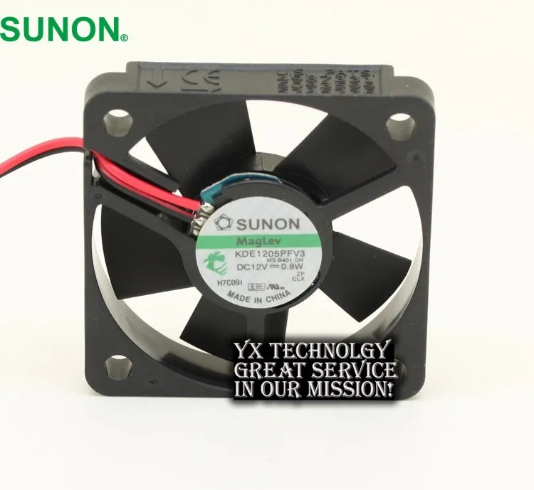 For SUNON KDE1205PFV3 12V 0.8W 5010 50mm Ultra-quiet Cooling Fan  50*50*10mm