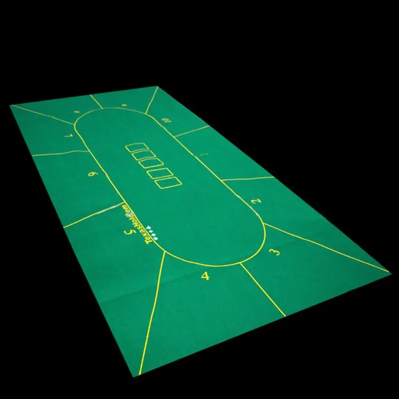 70x35Inch Profession Mat, Portable Flannel Waterproof Table Cover 10 Player Layout for Table Top Game