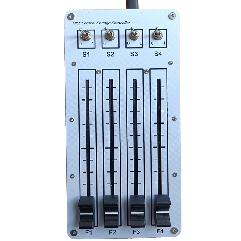 MIDI CC Controller 4 Push 4 Switch 100mm Sliding Fader USB Interface For Computer Music Hosting Software