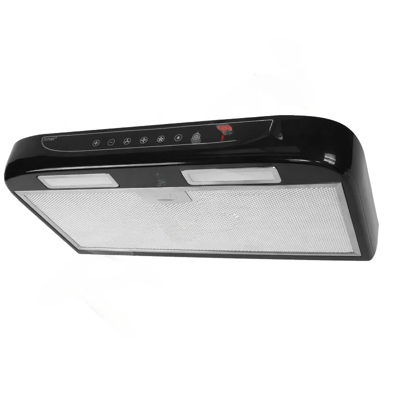 12V Car Kitchen Range Hood Stainless Steel With LED Light Removable For Cleaning Caravan Motorhome Camper Range Hood