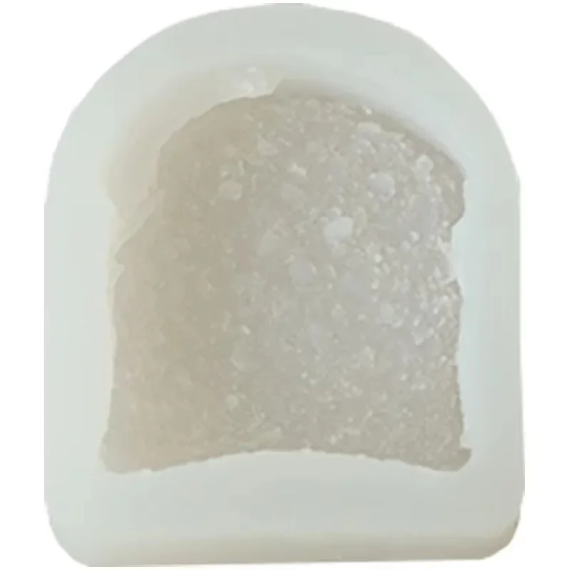 New Aroma Candle Making Molds Toast Silicone Molds Bread Mold Simulation Mini Toast Slice Silicone Mold Biscuit Cake Chocolate