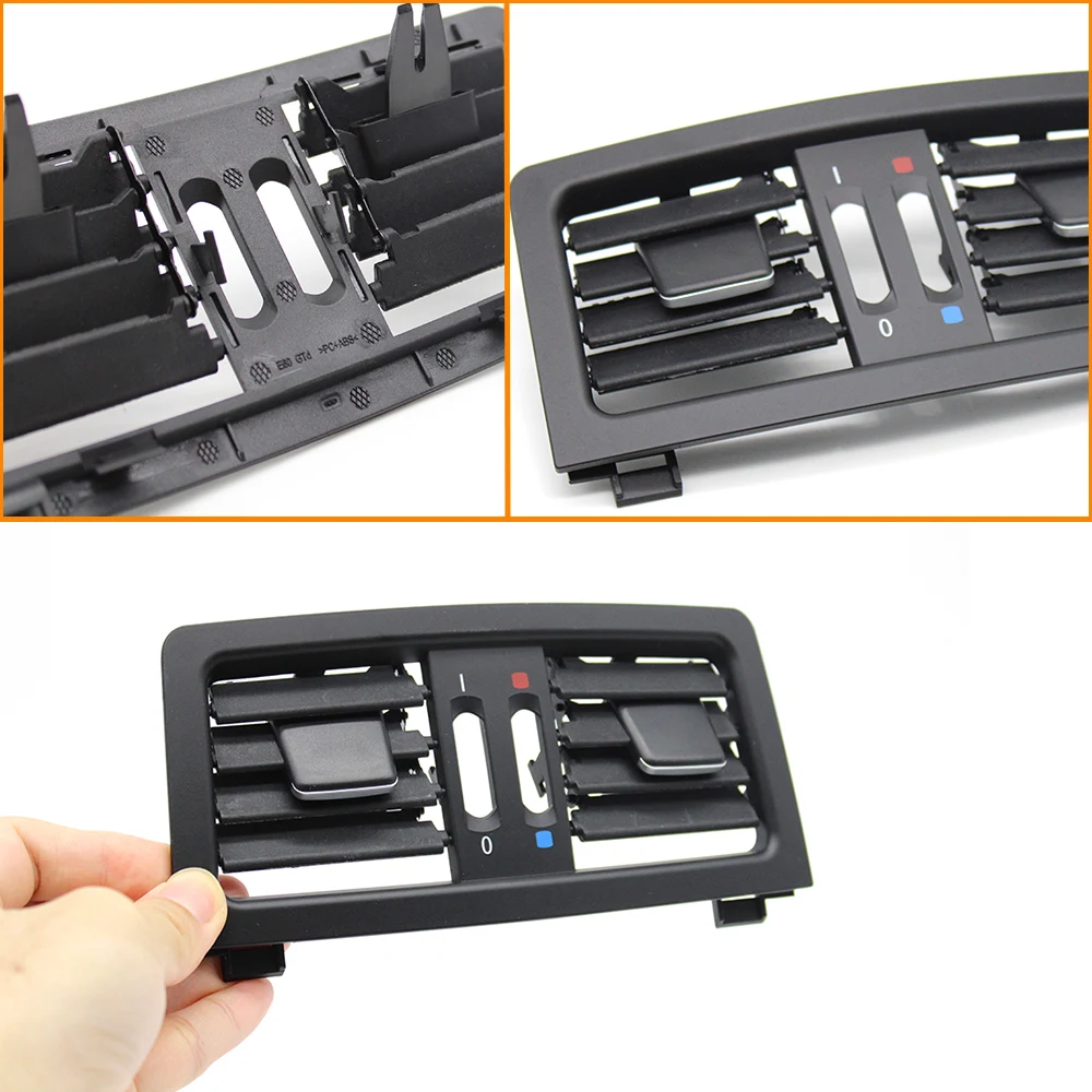 AC Air Conditioner Vent Grille AC Blower Motor Cover Rear Air Conditioner AC Vent Grill Outlet Cover For BMW 5 Series E60 E61 520i 523i 525i 528i 530i 535i 52003-2009 64226957974