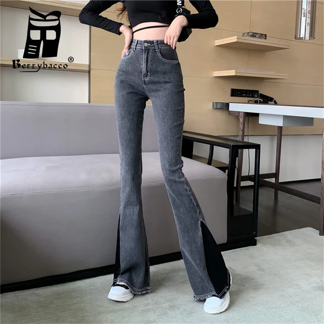 Y2K Detachable Trouser Legs High Waist Jeans - Kawaii Fashion Shop