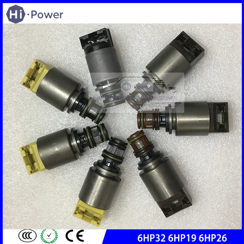 

6HP32 6HP19 6HP26 Auto Transmission Shift Solenoids Kit Set 100% work for BMW X5 X3 Audi Q7 A6 A8 Ford Jaguar 1068298045