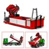 LESU RC Metal Cargo Box Hydraulic Crane 7CH Valve for 1/14 RC Roll Off Dumper Truck DIY Tipper Remote Control Vehicle Car Model 1
