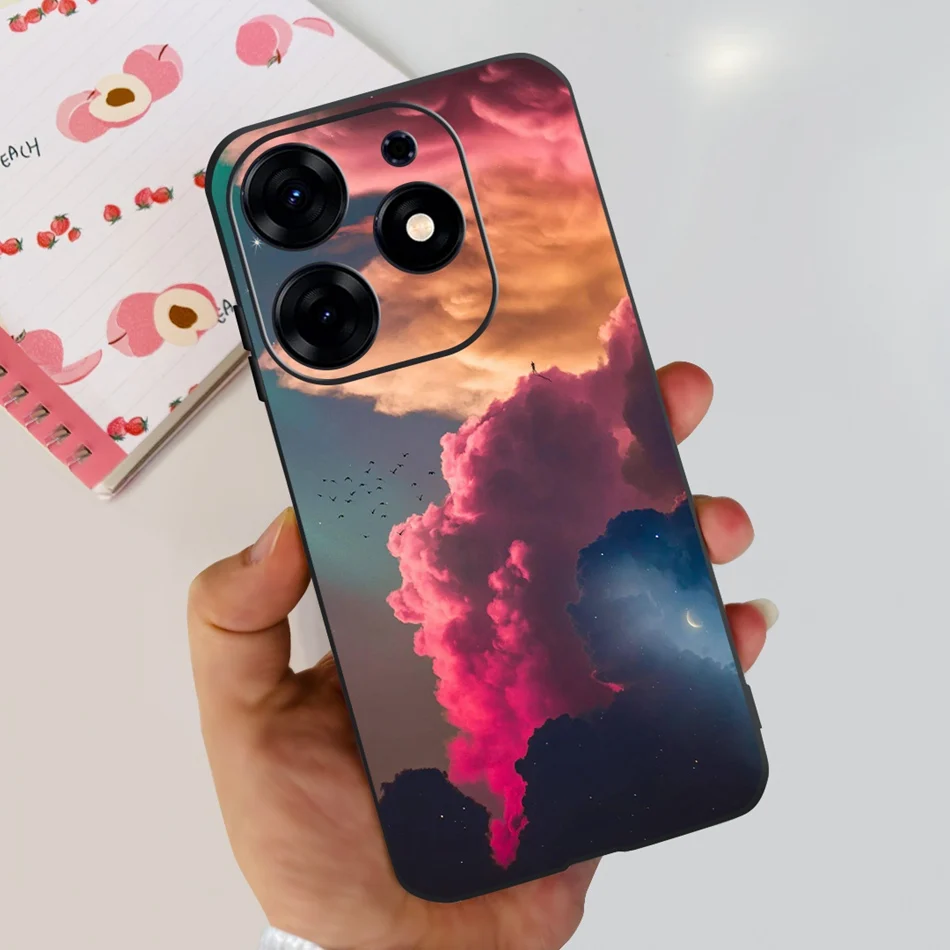 Elegant Fashion Print Soft Silicone TPU Phone Case -