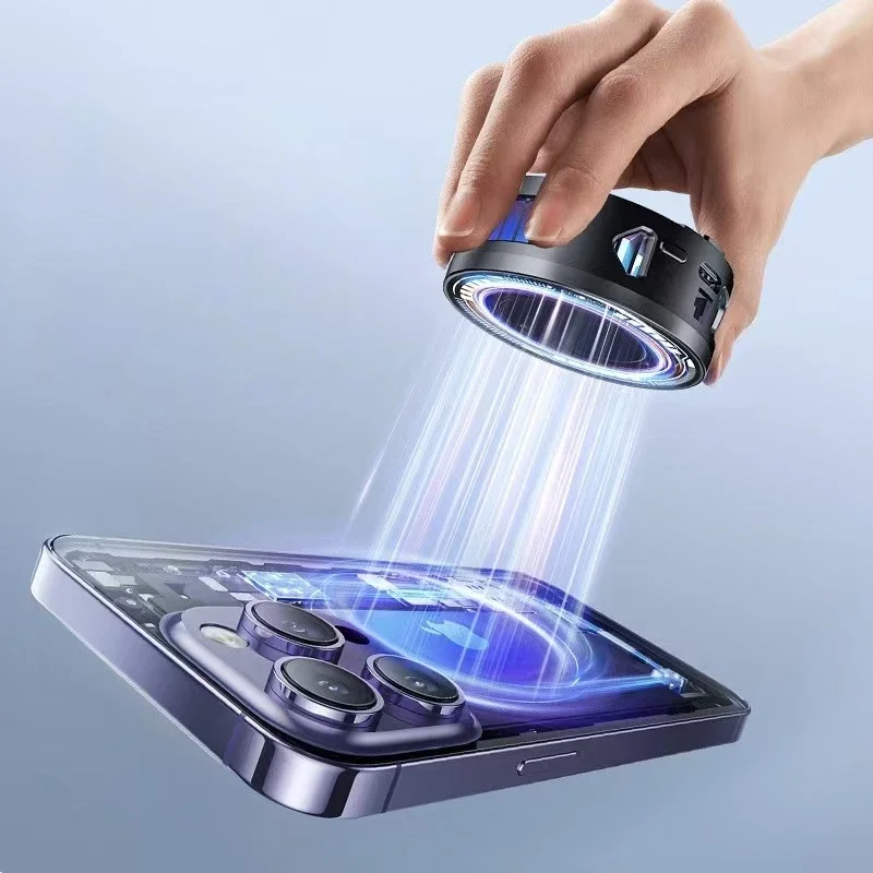 Raffreddatore Magnetico per Telefono con Display Digitale, Clip Posteriore per Raffreddamento Rapido, Universale per Gaming e Trasmissioni in Diretta - Image 4