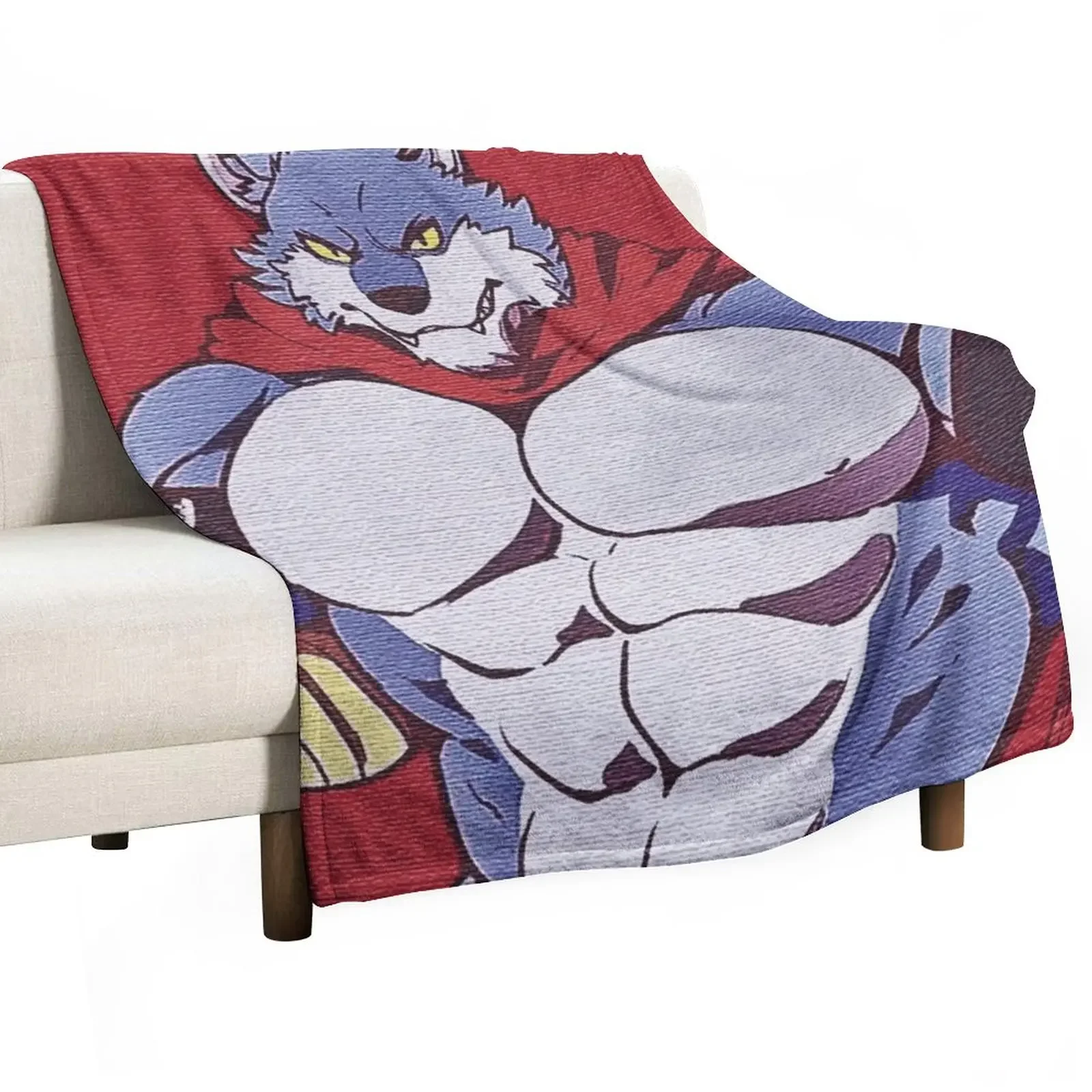

Furry bara wolf Throw Blanket Winter beds Plaid on the sofa Blankets