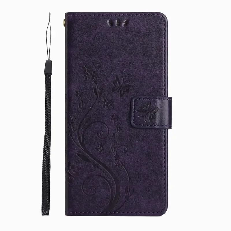 Elegant Leather Women's Wallet Case - Solid Color Design