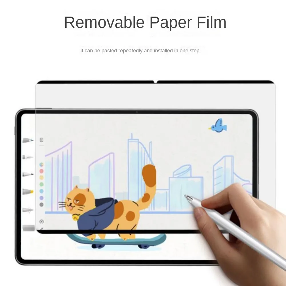 Protetor de Tela de Papel Sensível Magnético Filme para Samsung Galaxy Tab s7 s8 s9 Plus fe Ultra Protetores
