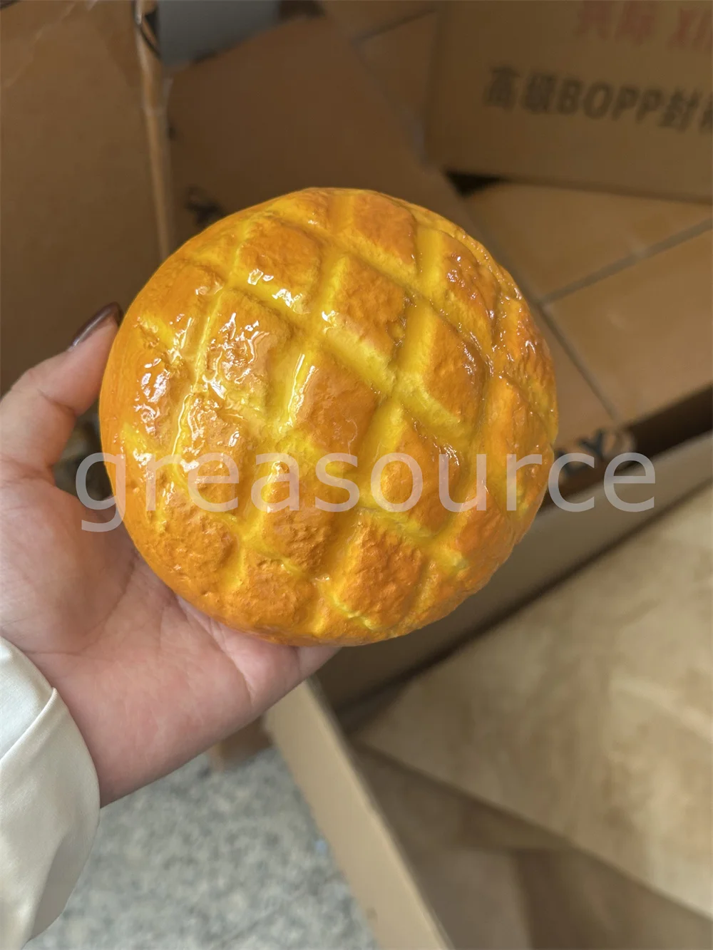 2 stücke Original Squishy Brötchen Butter Gold Spielzeug Ananas Brötchen Hause Gedämpftes Brot Pu Spaß Modell Set Weihnachten Tag geschenk Echte Klebrige Nette – Detail 3