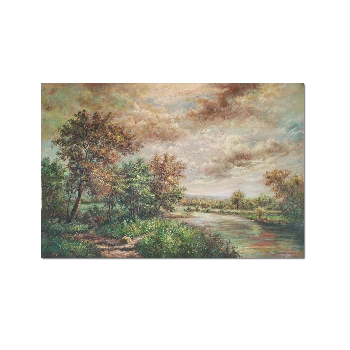 

High Quality Hand painted Classical IMPRESSIONISM Landscape Oil painting Reproduction on Canvas Wall Art Home Decor