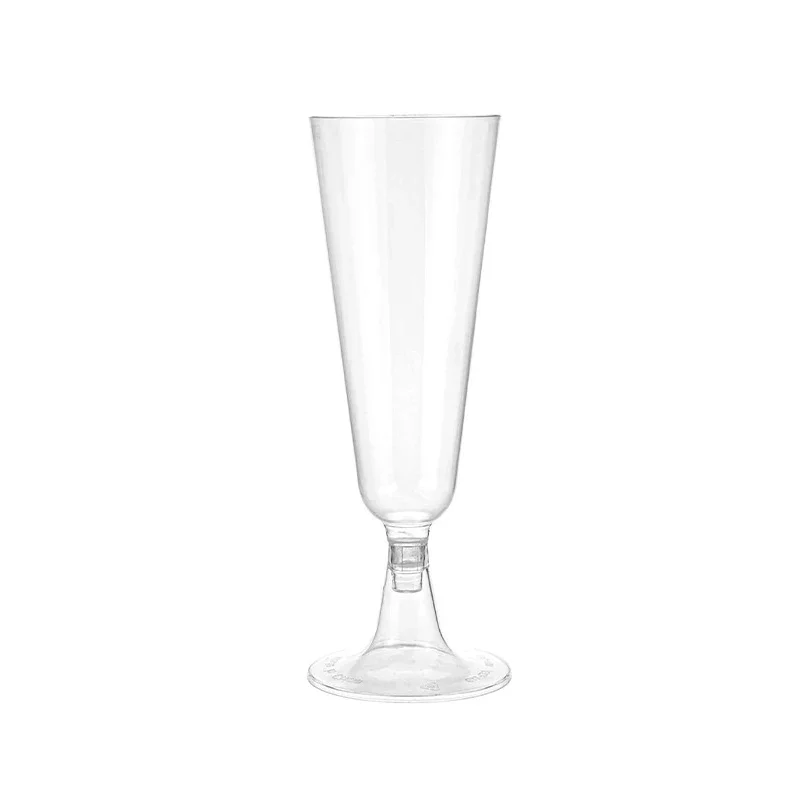 Elegant Clear Plastic Champagne Flutes for Luxurious Events 9
