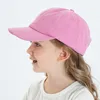 Kids Caps Children Solid Color Cotton Breathable Snapback Cap Baby Cute Adjustable Sunhat Girls Summer Baseball Hats 1-5 Years 5