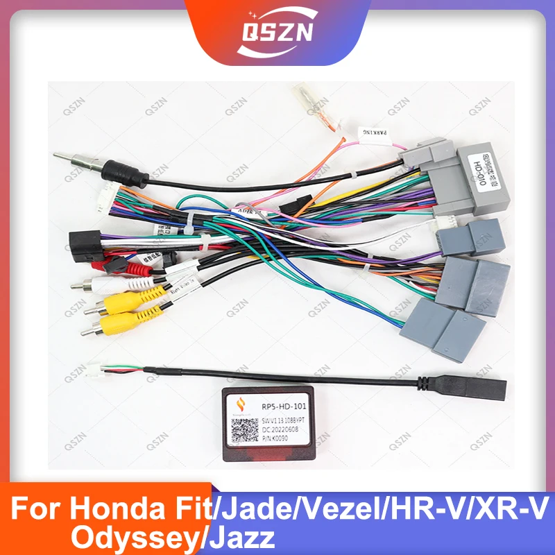 

Адаптер Android Cabus Box для Honda Fit/Jade/Vezel/HR-V/Odyssey/Jazz 2013 2014 с жгут проводов 16 PIN