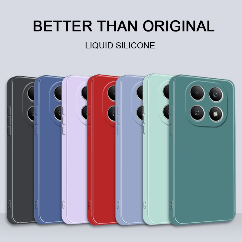 Liquid Silicone Plain Rubber Phone Protector Case