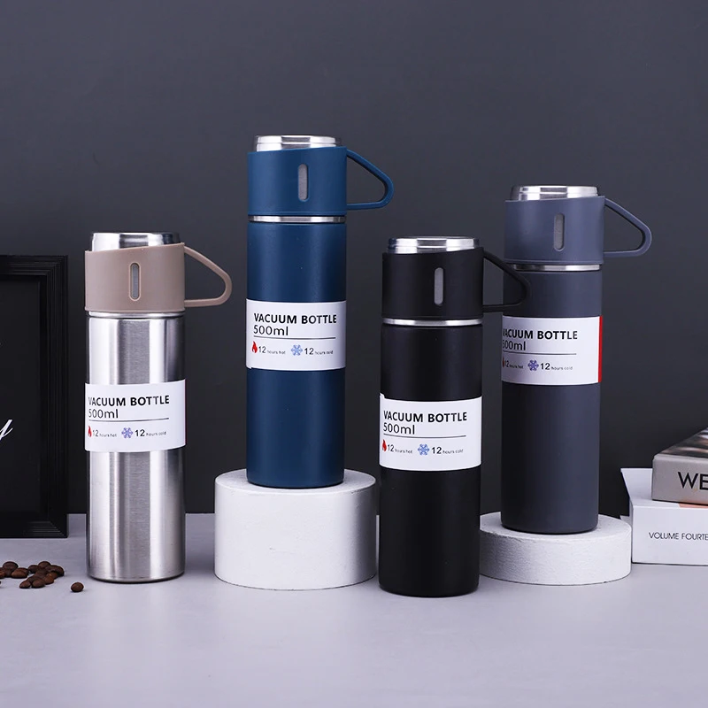 500ml Business Thermos Bottle Stainless Steel Vacuum Flask Thermos