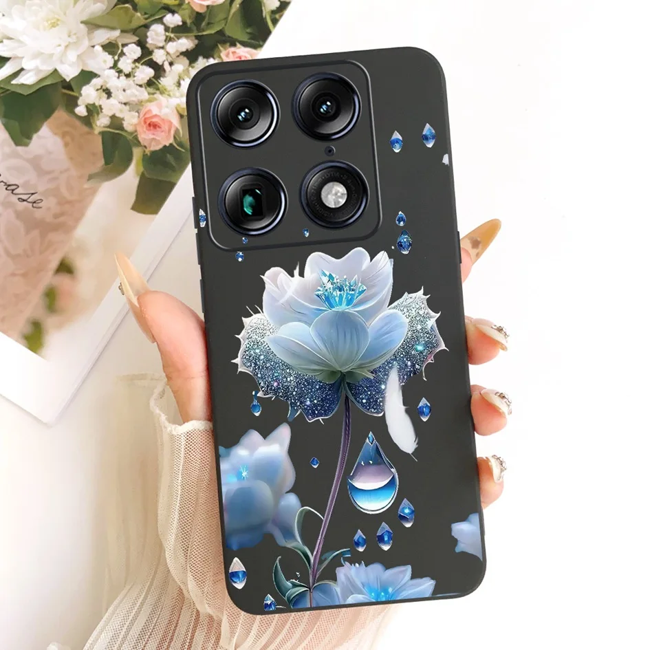 Floral Marble Soft Silicone Protective Case