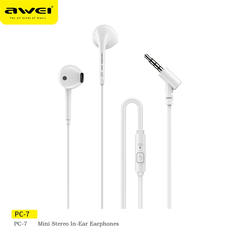 Auricolari, Cuffie con Filo e Microfono da 3,5 mm in-Ear Magnetici Definizione Stereo per PC e Android Cellulare per Galaxy, Huawei, Xiaomi etc - Nero