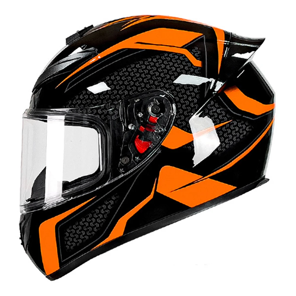 thumbnail image 1 of Casco de motocicleta para hombre, casco de motocross, cascos integrales transpirables, equipo de protección anticaídas DOT para motocicleta, resistente al desgaste, 1 of 5