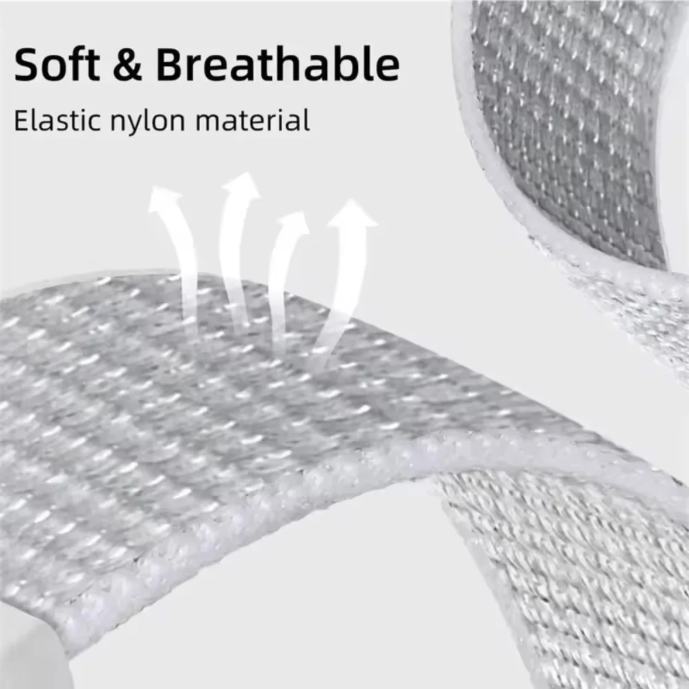 Nylon Loop Strap - Comfortable 20mm & 22mm Wristband for Smartwatches