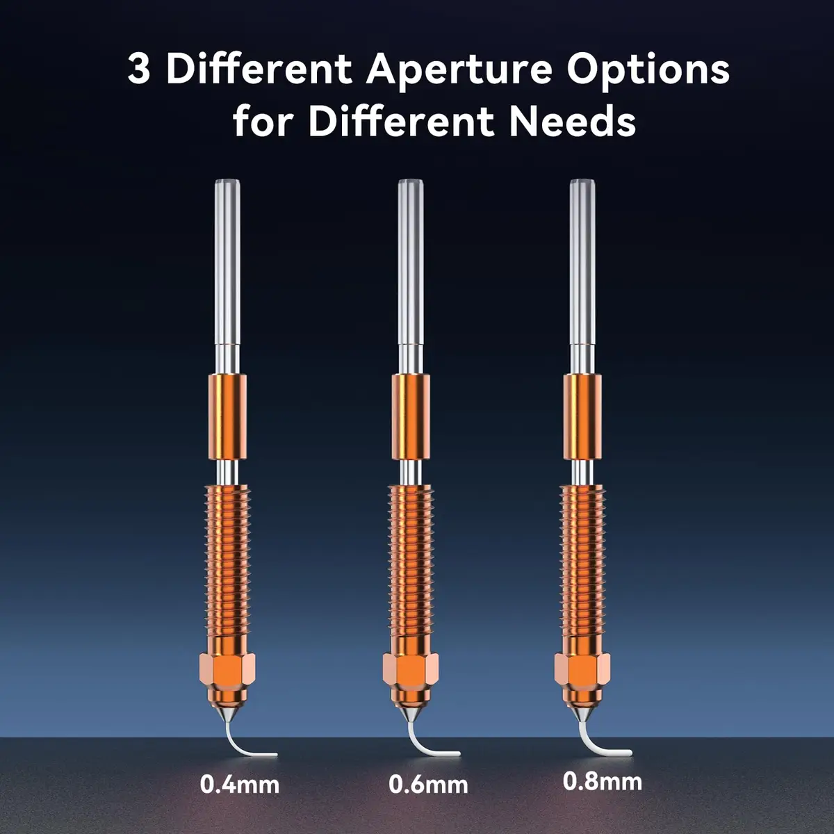 Creality 2pcs K1C/Ender 3 V3 Unicorn Quick-Swap 3D Printer Nozzle Kit 0.2/0.4/0.6/0.8/1.0mm for Creality K1C/Ender 3 V3/V3 Plus — view 3