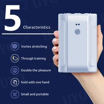 masturbators for men Fully automatic rotating penis delayed ejaculation exerciser male vibrator masturbation sex toi for man UYO 2