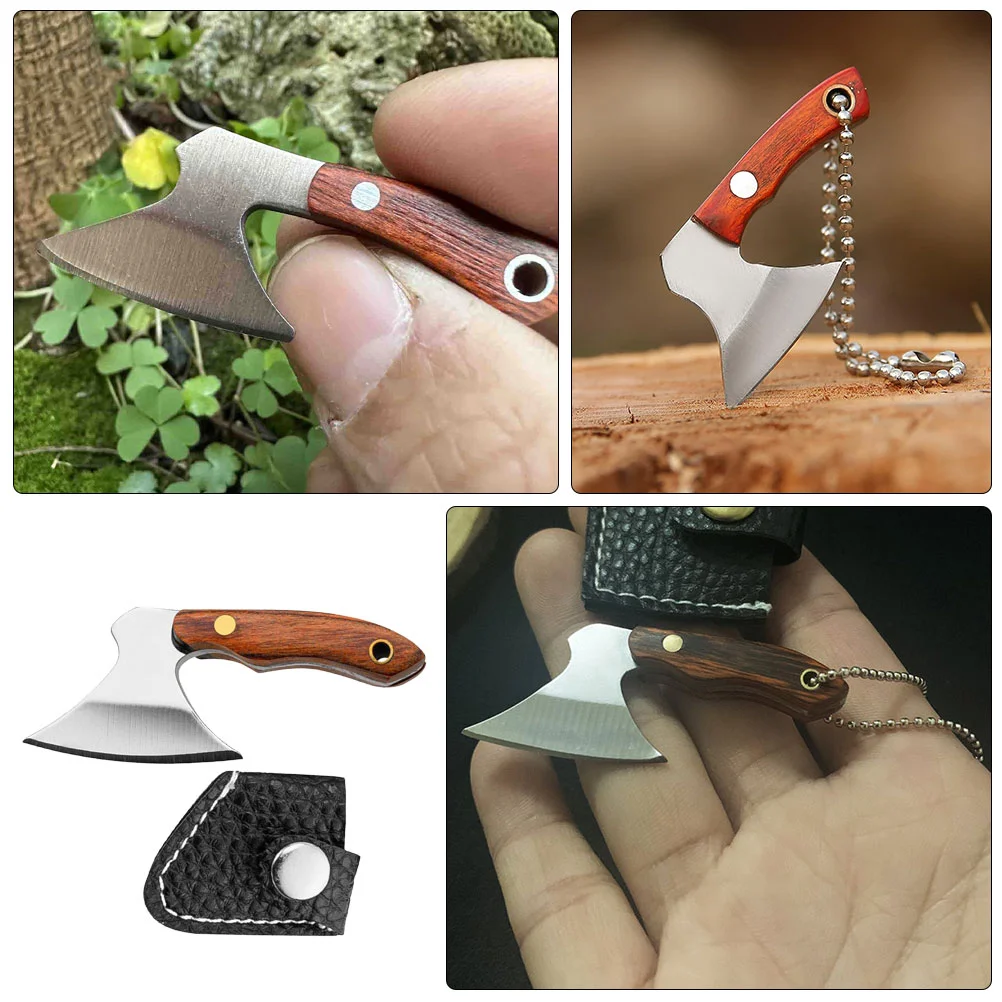 Mini Hatchet Ornament Kitchen Knife Handmade Collection Gift Key Chain Pendant Car Decor Phone Decorations Pu 3