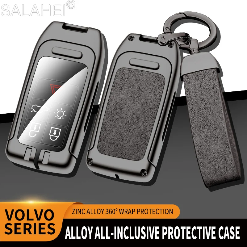 

4/5 Buttons Car Key Case Cover Protector Fob Shell Holder Keychain For Volvo XC60 V60 S60 XC70 V40 Smart Remote Auto Accessories