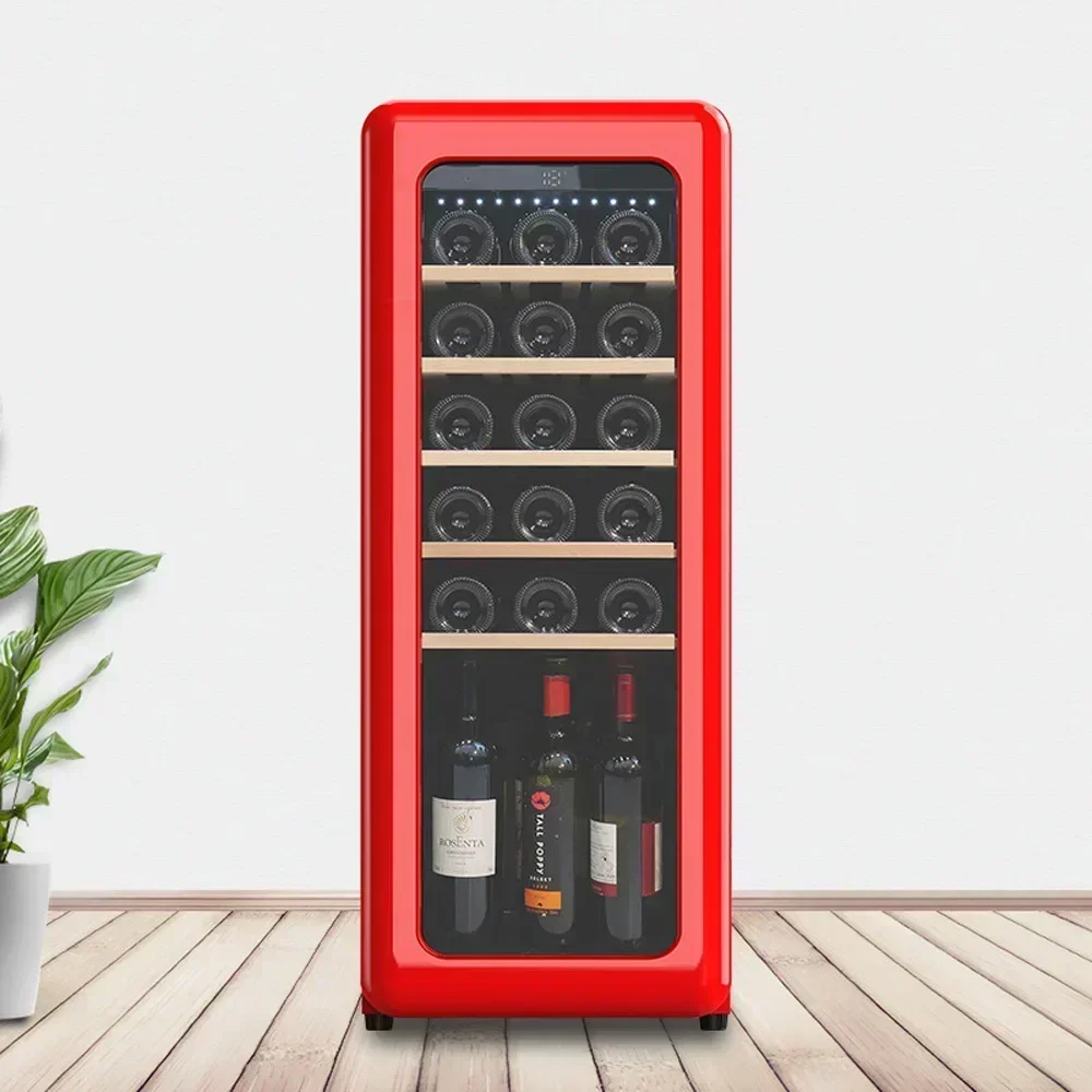 Wine Cabinet Constant Temperature Wine Vitrina Refrigerada Enfriador Vino Bar Fridge Refrigerator /60L