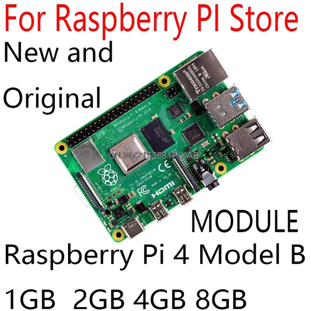 Official Original Raspberry Pi 4 Model B Dev Board or 4b Kit(G) RAM 1GB 2GB  4GB 8GB Core CPU 1.5Ghz 3 Speeder Than Pi 3B+