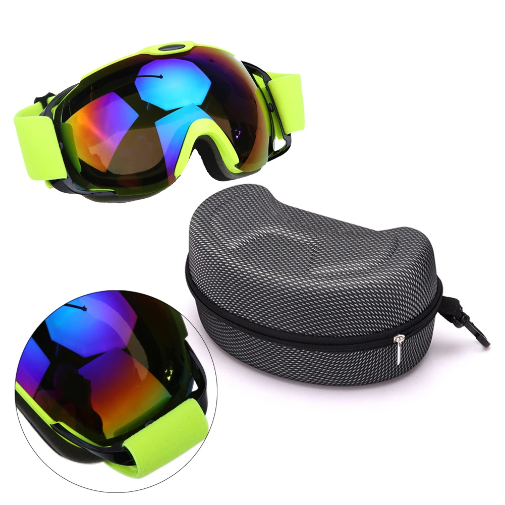

Ski Goggle Case Travel Ski EVA Sunglass Storage Box Carrying Stand Waterproof Snowboard Bag Glasses Case Zipper Hard Case