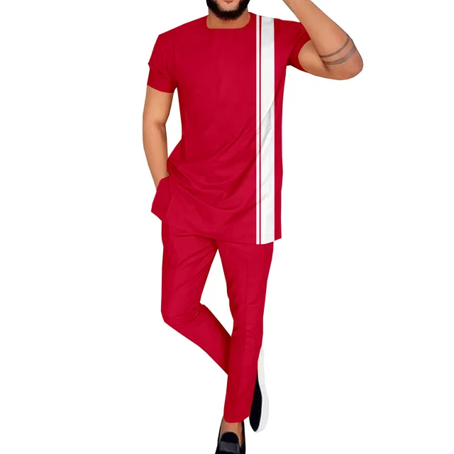 Femi Short Sleeve Dashiki Outfit - Image 4