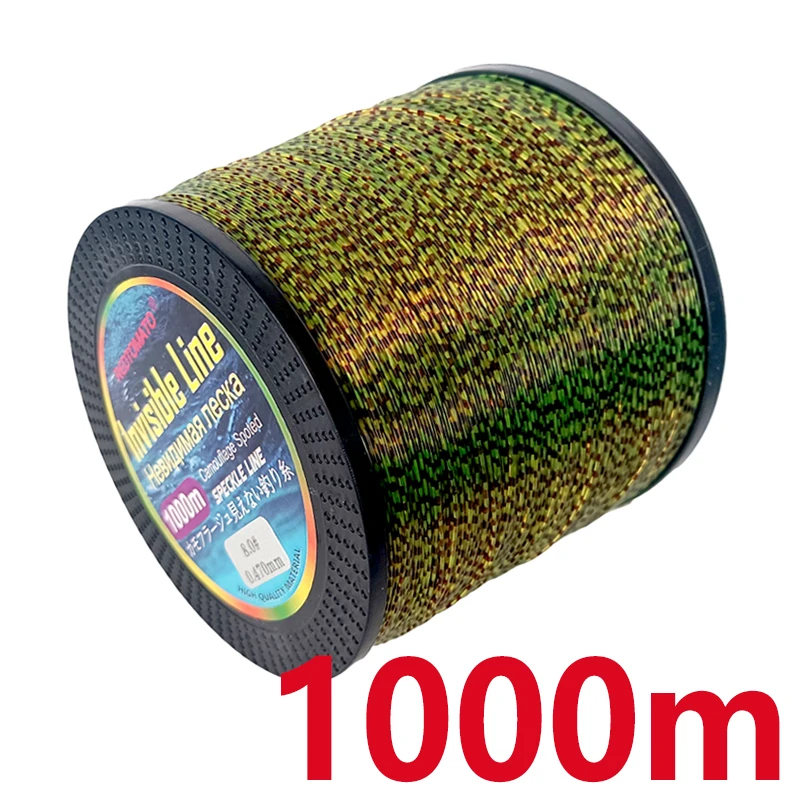 500m 1000m 3000m Speckle Fishing line 3D Invisible Spotted Line  Monofilament Fluorocarbon Coated Fishing Line Fishing Equipment - AliExpress