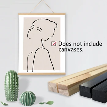 자석 흡입 아트 클립, 목재 액자, 거실, 침실 목재 액자, 자석 액자, 1PC 상품 이미지