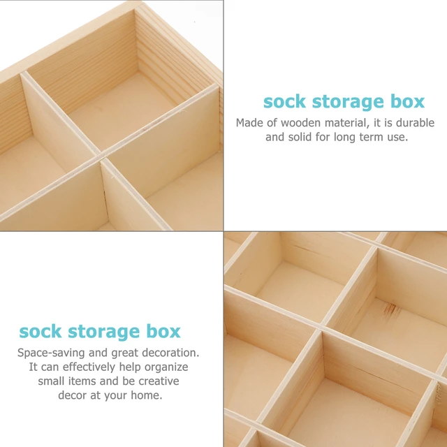 20 Compartments Wooden Storage Box Drawers Clothes Tie Organizer Storage Box  Clothing Storage Drawers - AliExpress