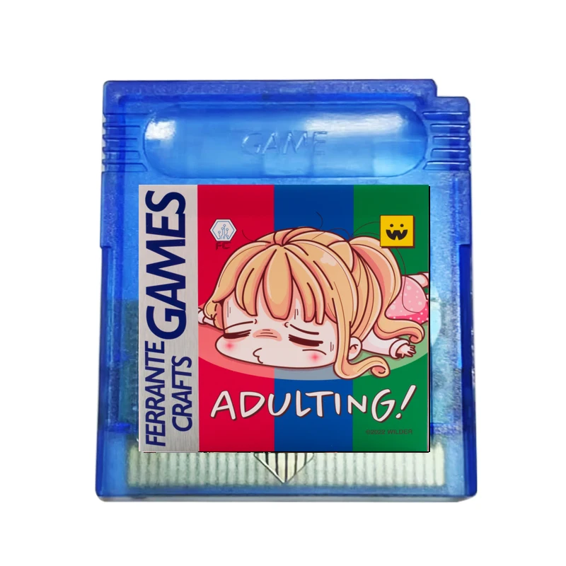 Adulting!Game Cartridge for Game Boy - Homebrew GB Game